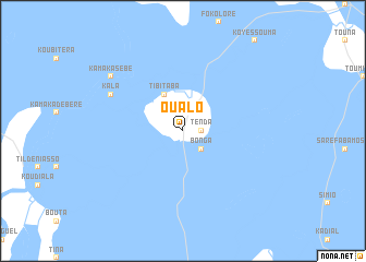 map of Oualo