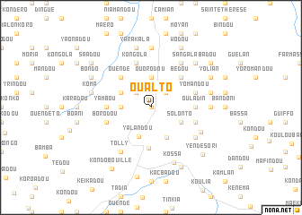 map of Oualto