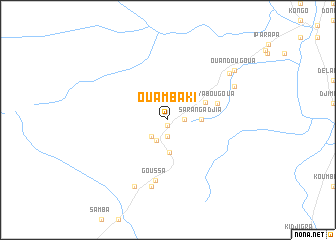 map of Ouambaki