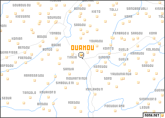 map of Ouamou