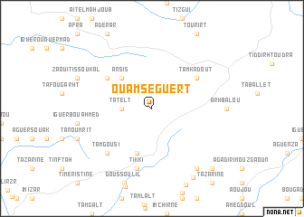 map of Ouamseguert