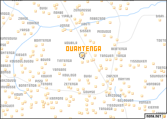 map of Ouamtenga