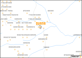 map of Ouana