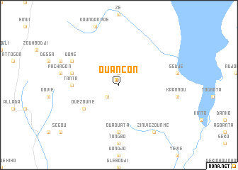 map of Ouancon