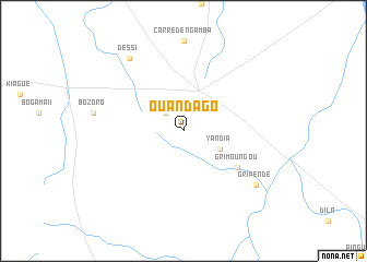 map of Ouandago