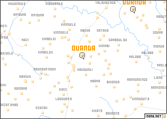 map of Ouanda