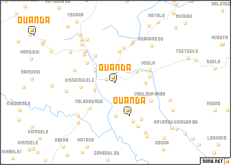 map of Ouanda