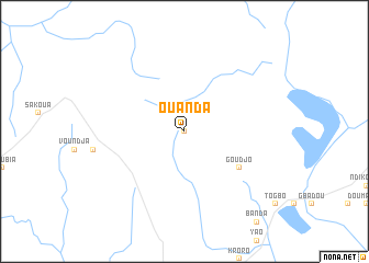 map of Ouanda