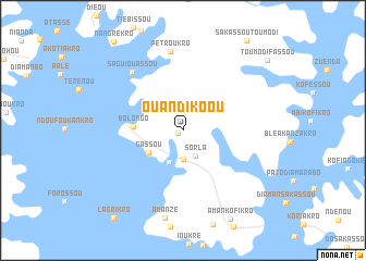 map of Ouandikoou