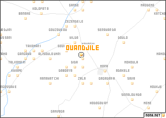 map of Ouandjilé