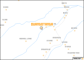 map of Ouandotanda