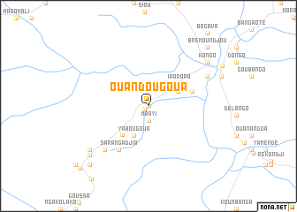 map of Ouandougoua