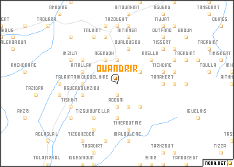 map of Ouandrir