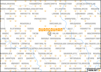map of Ouan Gouman