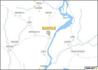 map of Ouango