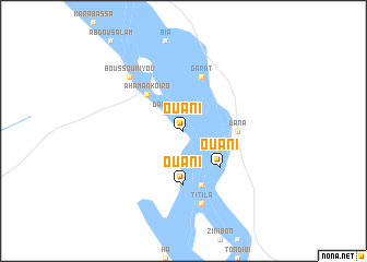 map of Ouani