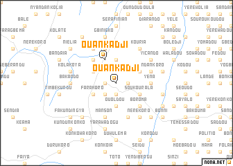 map of Ouankadji