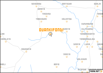 map of Ouankifondi