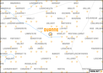 map of Ouanne