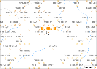 map of Ouanzid