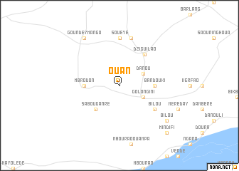 map of Ouan