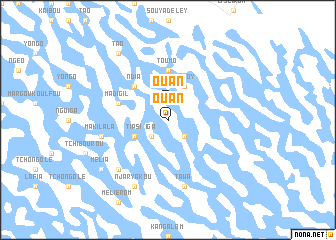 map of Ouan