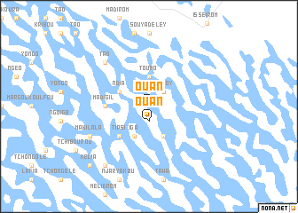 map of Ouan