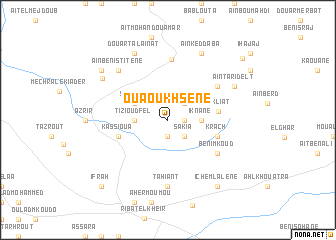 map of Ouaoukhsene