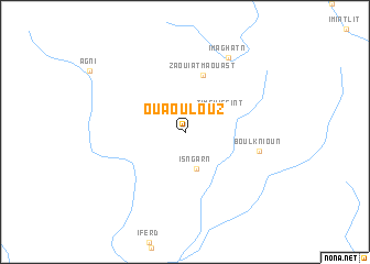 map of Ouaoulouz