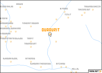 map of Ouaourit