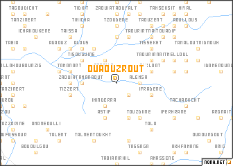 map of Ouaouzrout