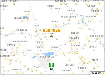 map of Ouapassi