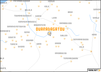 map of Ouaradagatou