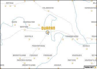map of Ouaran