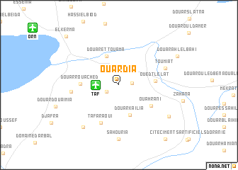 map of Ouardia
