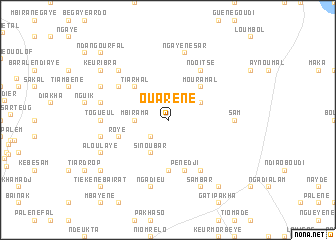 map of Ouarène