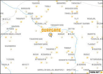 map of Ouargane