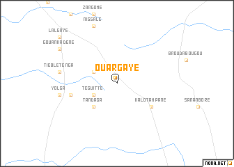 map of Ouargaye