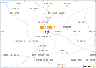 map of Ouargué