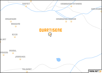 map of Ouartisene