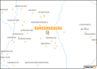 map of Ouassadougou