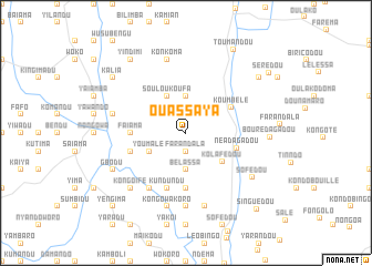 map of Ouassaya