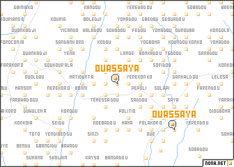 map of Ouassaya