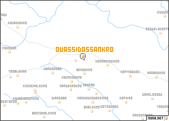 map of Ouassi Dossankro