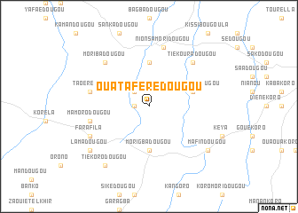 map of Ouataférédougou