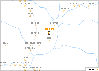 map of Ouatrou