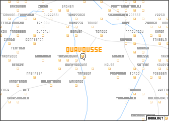 map of Ouavoussé