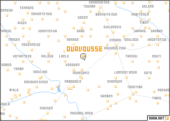 map of Ouavoussé