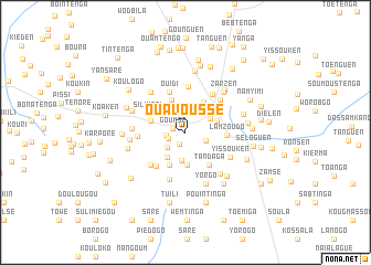 map of Ouavoussé