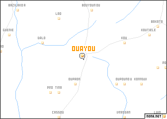 map of Ouayou